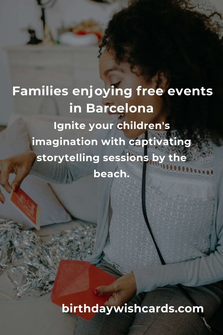 Discover Heartwarming Free Events in Barcelona for Families This Month