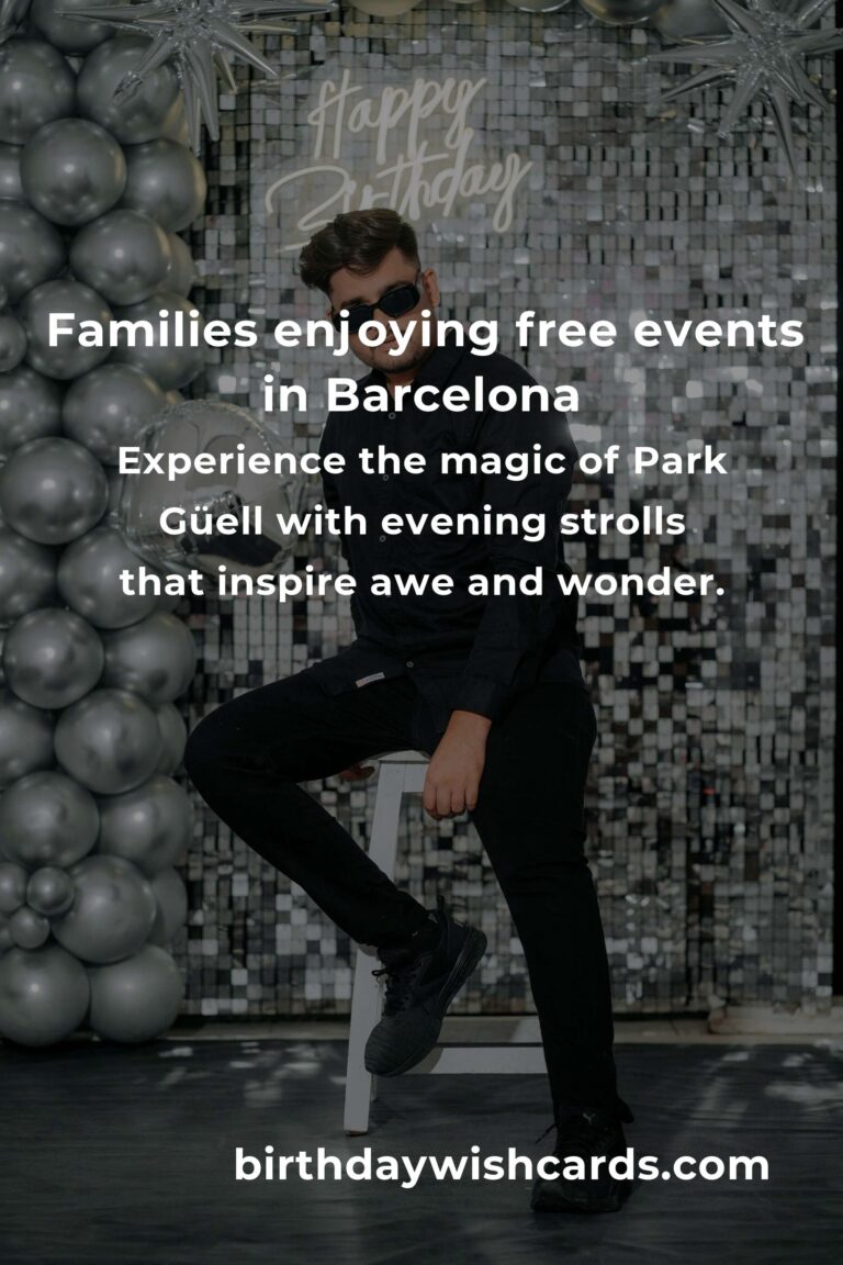 Discover Heartwarming Free Events in Barcelona for Families This Month