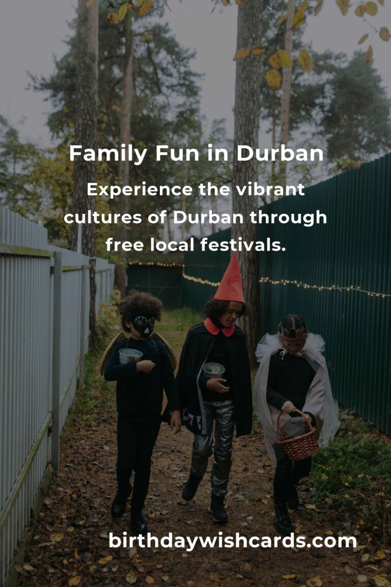 Discover Heartwarming Free Family Events in Durban This Month