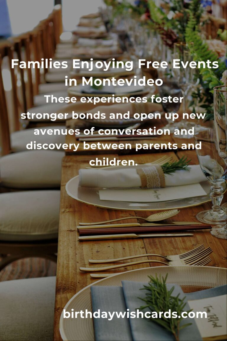 Discover Heartwarming Free Family Events in Montevideo This Month