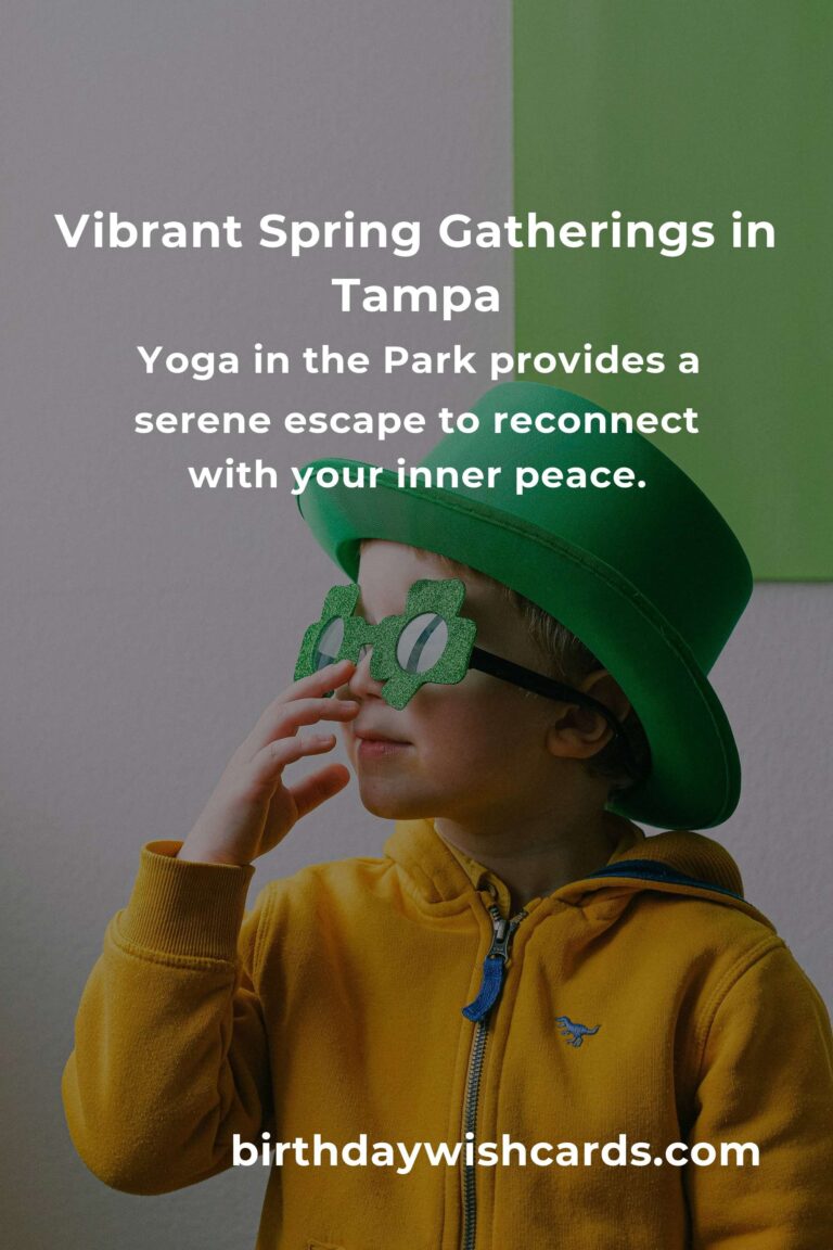 Discover Heartwarming Spring Events in Tampa Perfect for Remote Workers