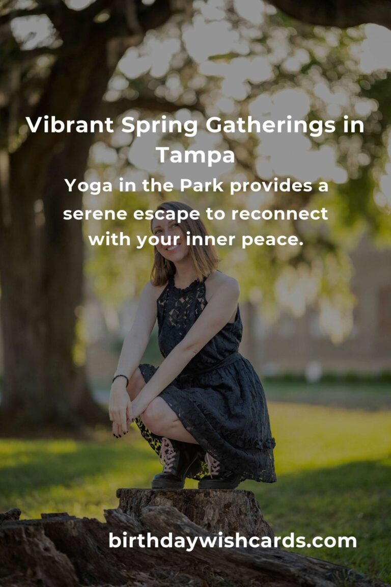 Discover Heartwarming Spring Events in Tampa Perfect for Remote Workers