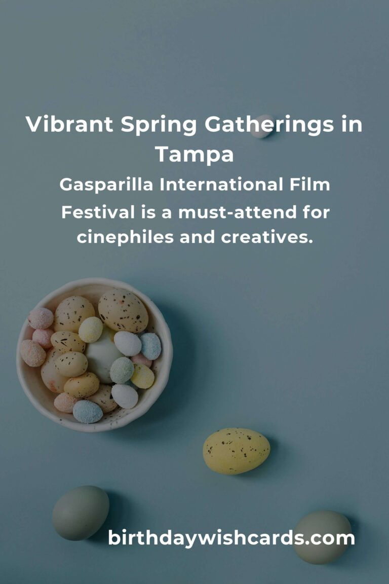 Discover Heartwarming Spring Events in Tampa Perfect for Remote Workers