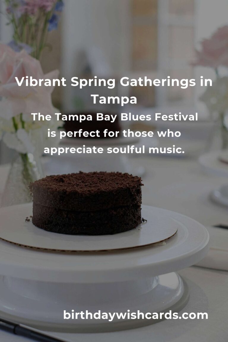 Discover Heartwarming Spring Events in Tampa Perfect for Remote Workers