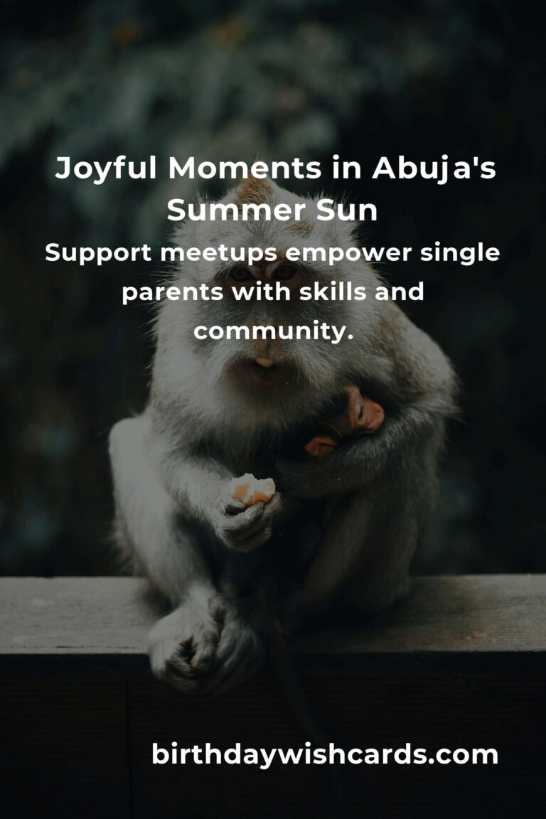 Discover Heartwarming Summer Events in Abuja for Single Parents: Connect, Enjoy, Thrive!
