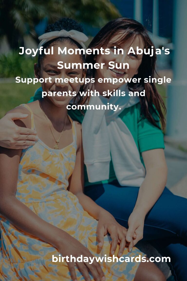 Discover Heartwarming Summer Events in Abuja for Single Parents: Connect, Enjoy, Thrive!