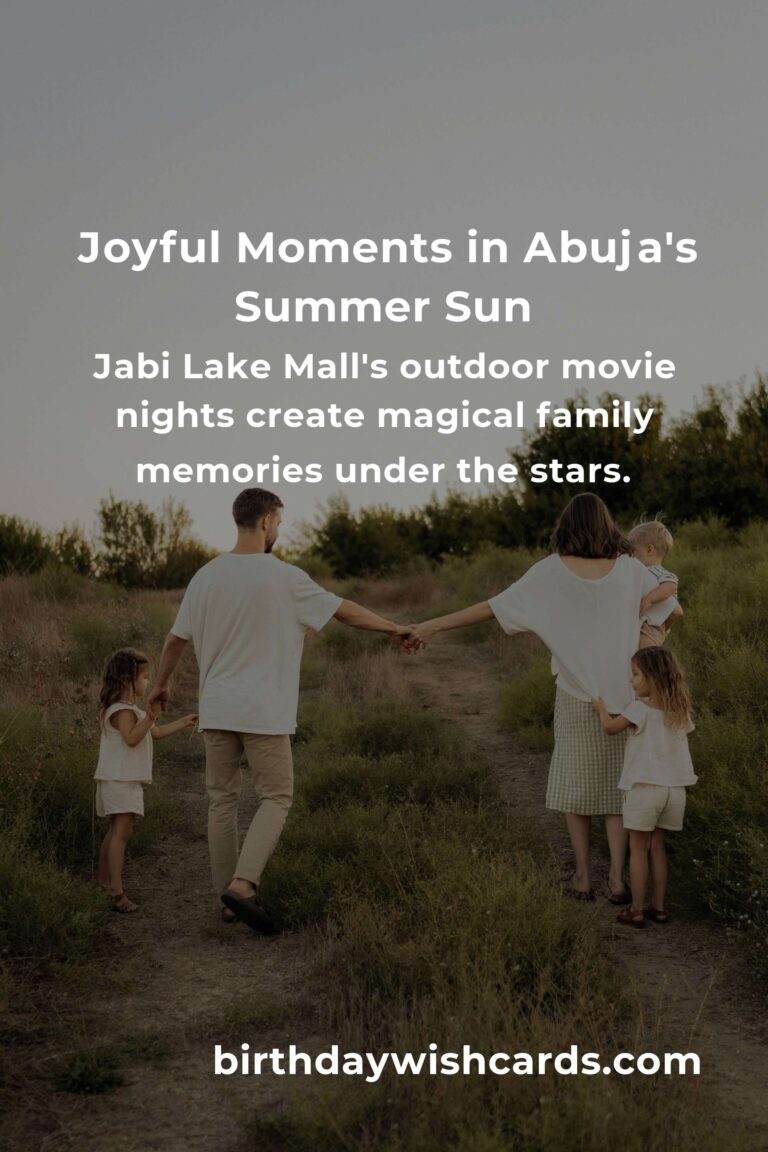 Discover Heartwarming Summer Events in Abuja for Single Parents: Connect, Enjoy, Thrive!