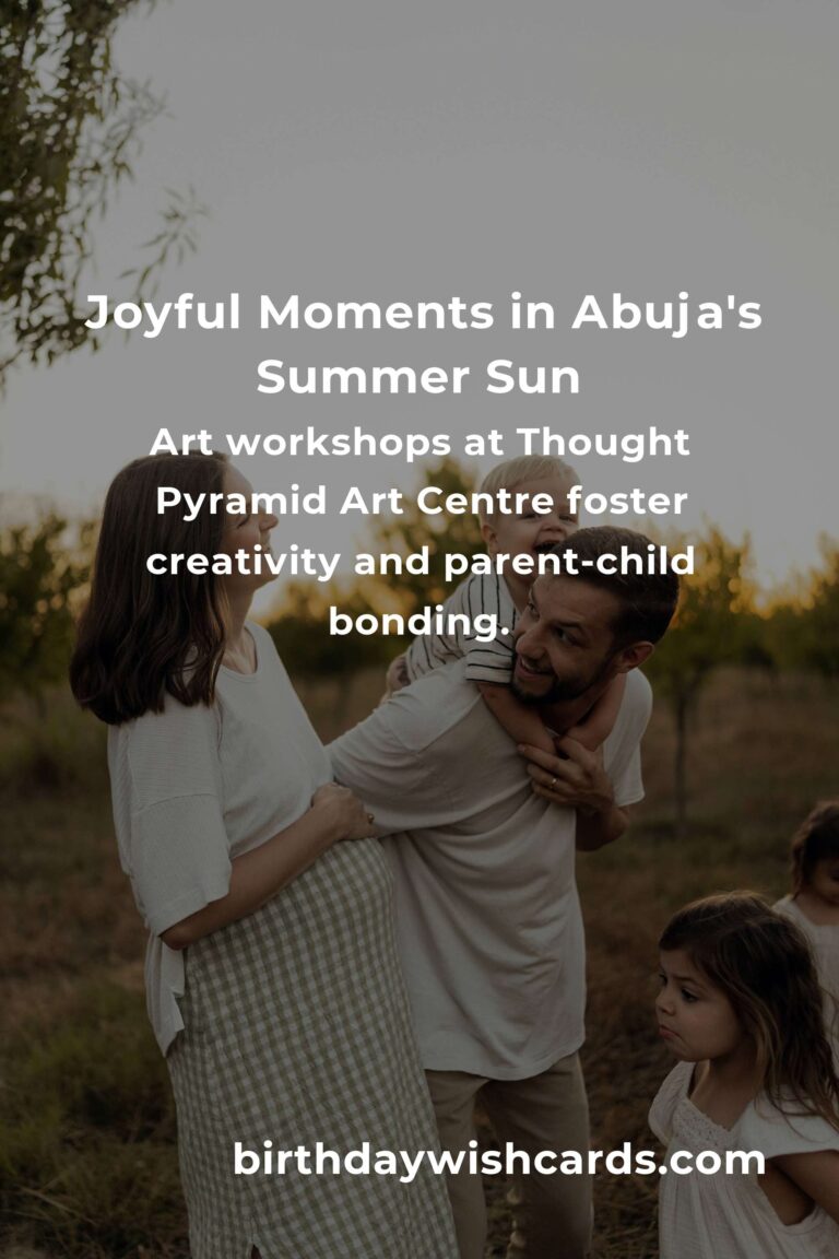 Discover Heartwarming Summer Events in Abuja for Single Parents: Connect, Enjoy, Thrive!