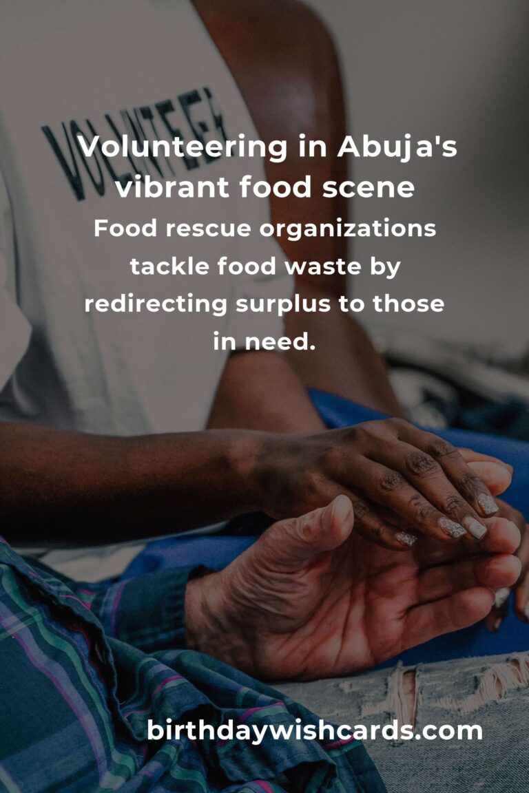 Discover Heartwarming Volunteer Opportunities for Food Lovers in Abuja