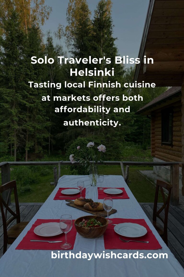 Discover Helsinki on a Budget: A Solo Traveler's Heartfelt Journey