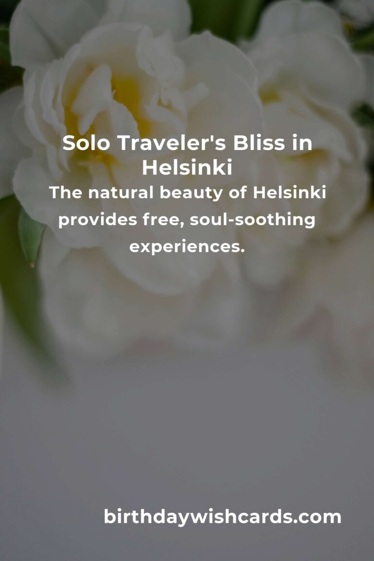 Discover Helsinki on a Budget: A Solo Traveler's Heartfelt Journey