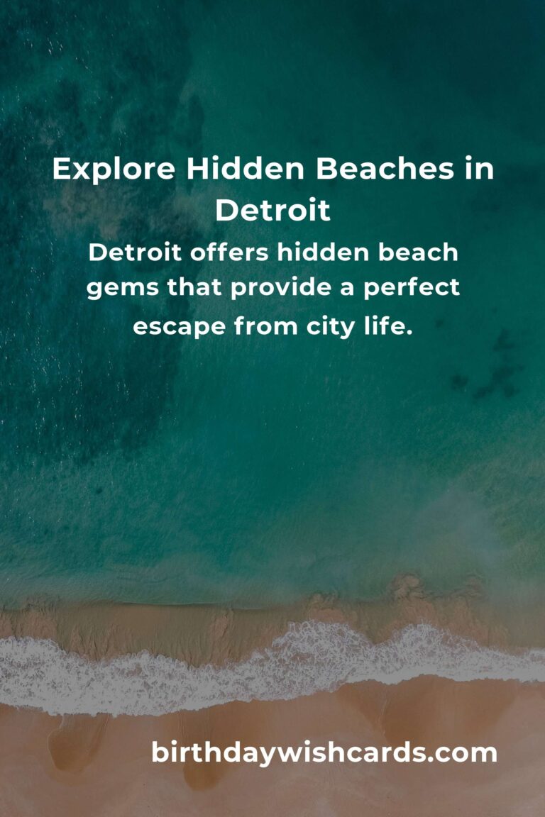 Discover Hidden Beach Vacations in Detroit You Must See