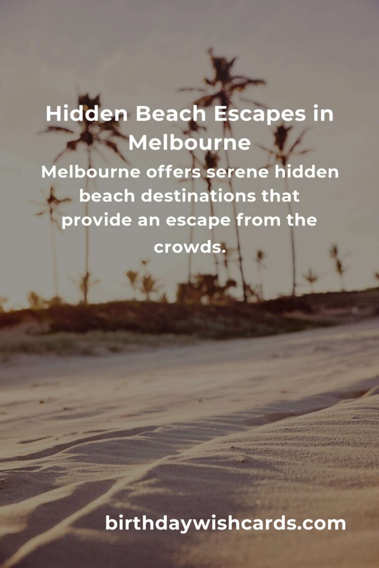 Discover Hidden Beach Vacations in Melbourne You Must See