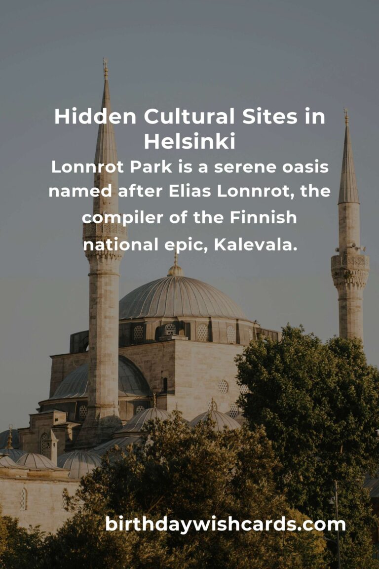 Discover Hidden Cultural Sites in Helsinki You Must See