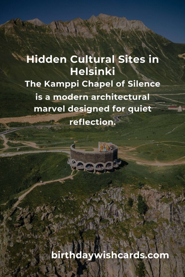 Discover Hidden Cultural Sites in Helsinki You Must See