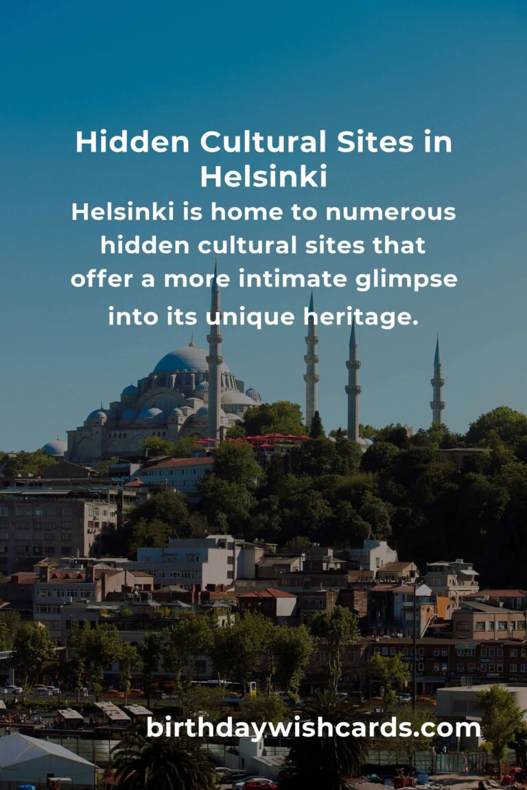 Discover Hidden Cultural Sites in Helsinki You Must See