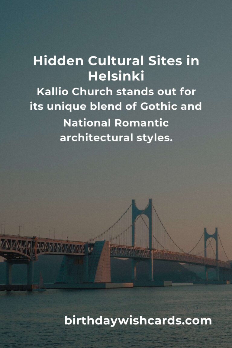 Discover Hidden Cultural Sites in Helsinki You Must See