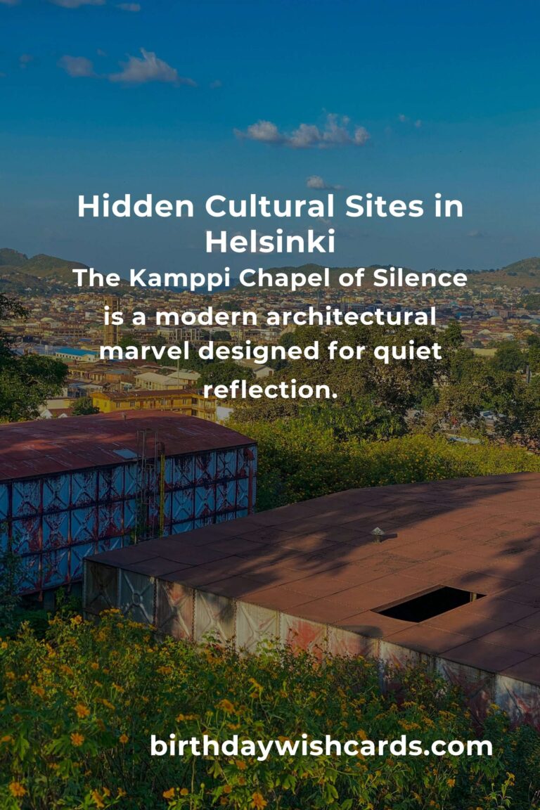 Discover Hidden Cultural Sites in Helsinki You Must See