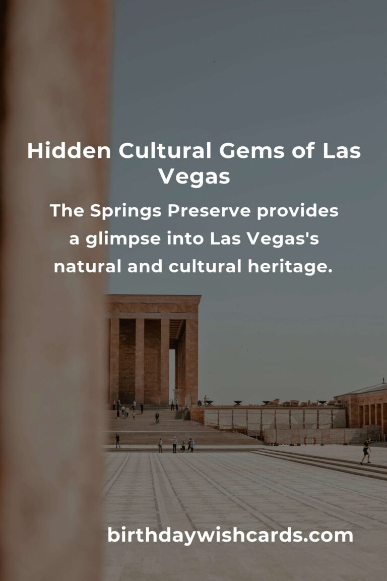Discover Hidden Cultural Sites in Las Vegas You Must See