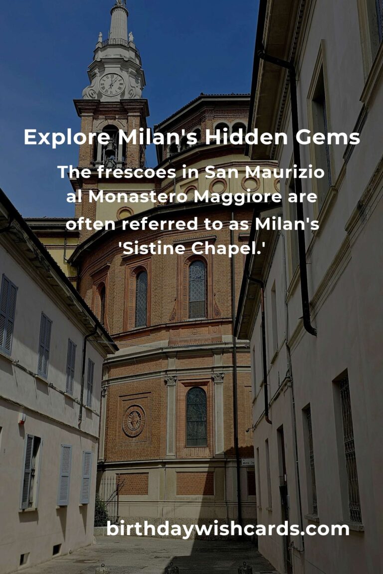 Discover Hidden Gems in Milan You Must Explore