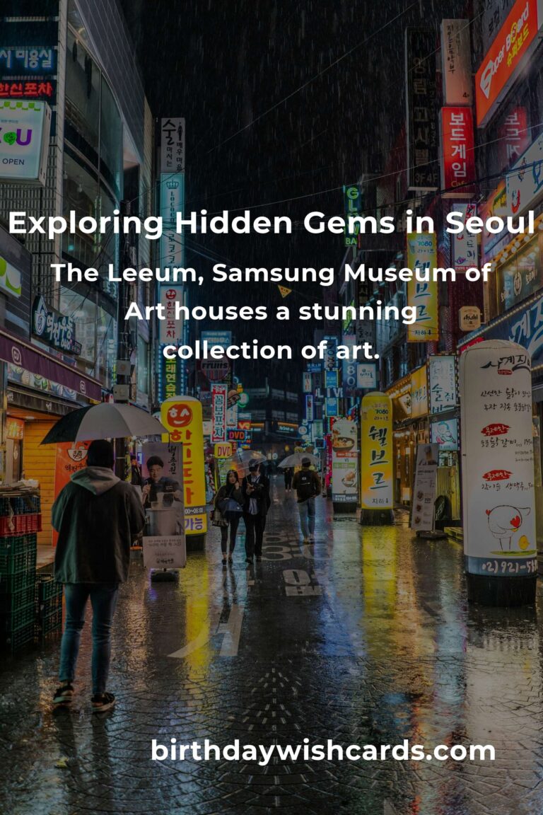 Discover Hidden Gems in Seoul: The Ultimate Guide to Unseen Attractions
