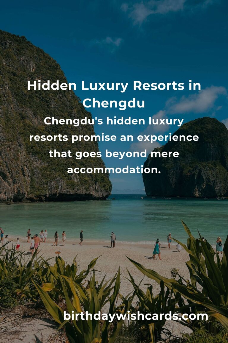 Discover Hidden Luxury Resorts in Chengdu You Must Experience