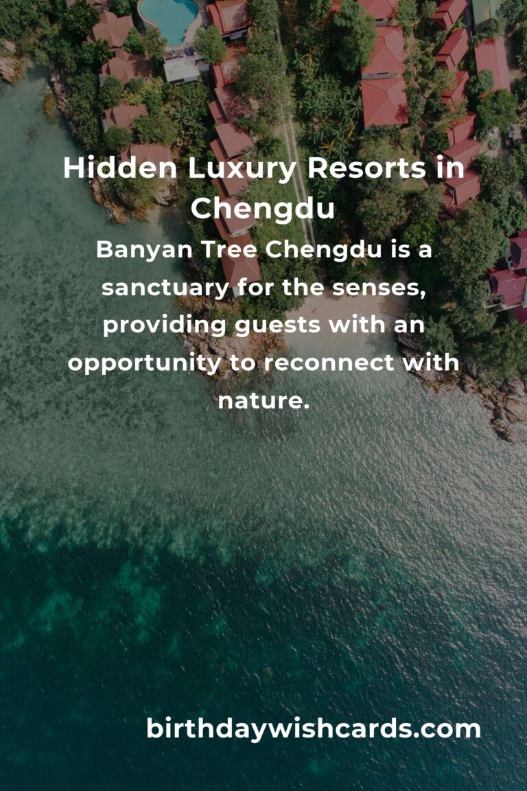 Discover Hidden Luxury Resorts in Chengdu You Must Experience