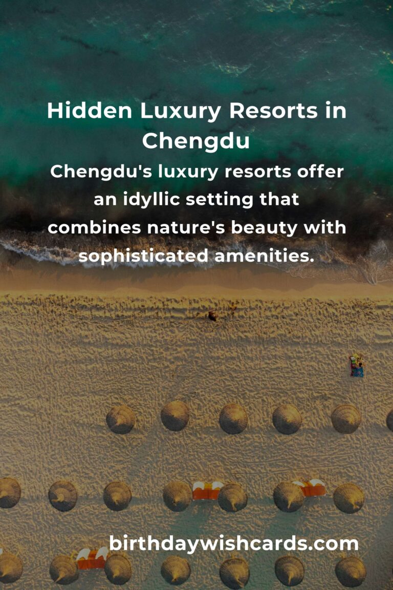 Discover Hidden Luxury Resorts in Chengdu You Must Experience