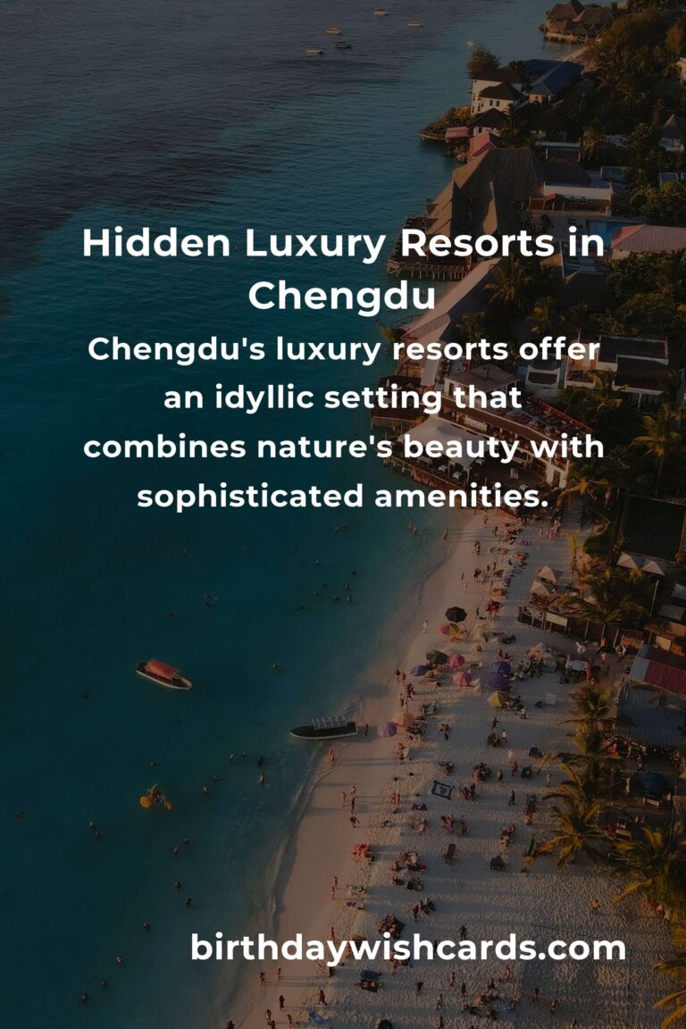 Discover Hidden Luxury Resorts in Chengdu You Must Experience