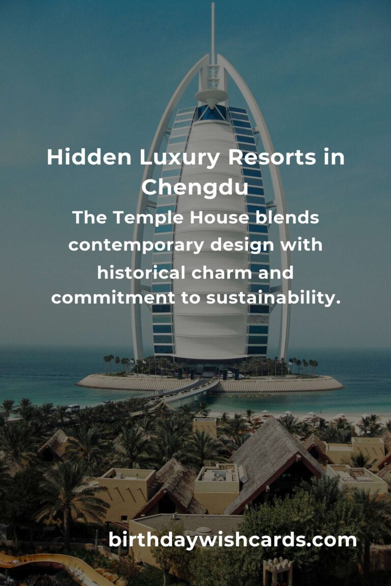 Discover Hidden Luxury Resorts in Chengdu You Must Experience