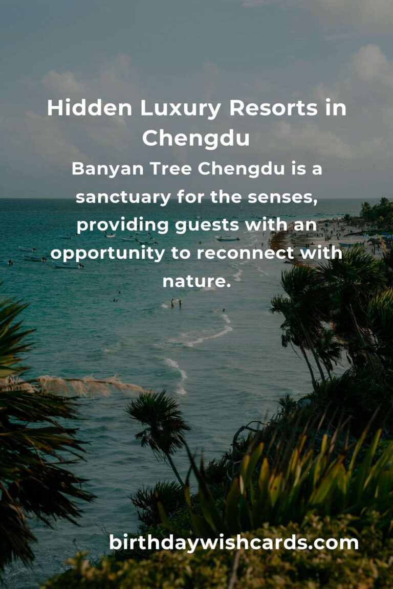 Discover Hidden Luxury Resorts in Chengdu You Must Experience