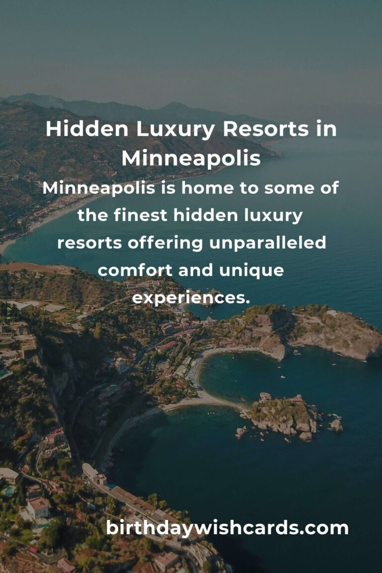 Discover Hidden Luxury Resorts in Minneapolis You Must See