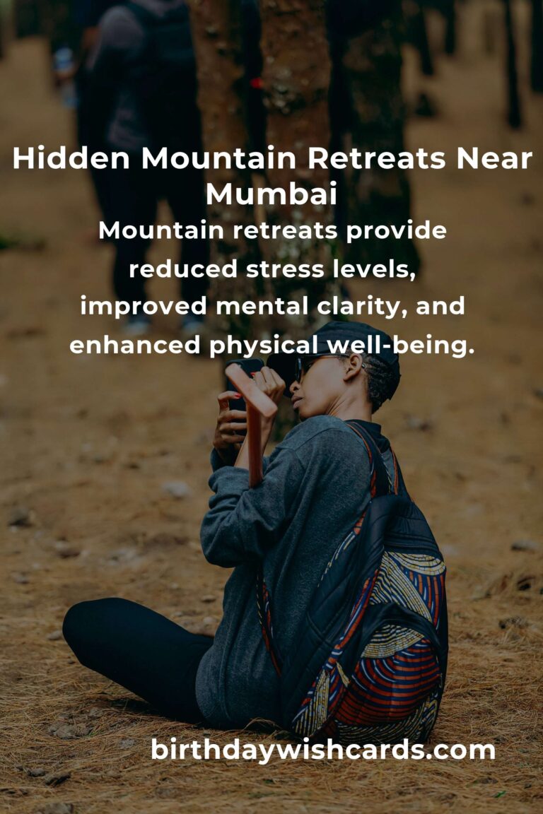 Discover Hidden Mountain Retreats in Mumbai You Must See