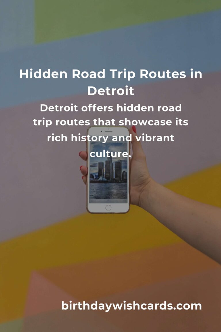 Discover Hidden Road Trip Routes in Detroit You Must See