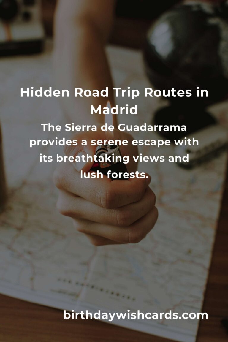 Discover Hidden Road Trip Routes in Madrid You Must See
