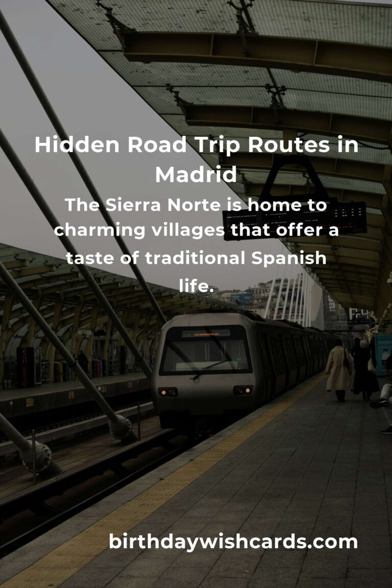 Discover Hidden Road Trip Routes in Madrid You Must See
