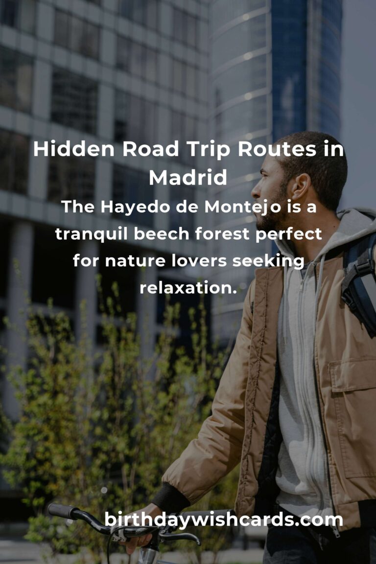 Discover Hidden Road Trip Routes in Madrid You Must See