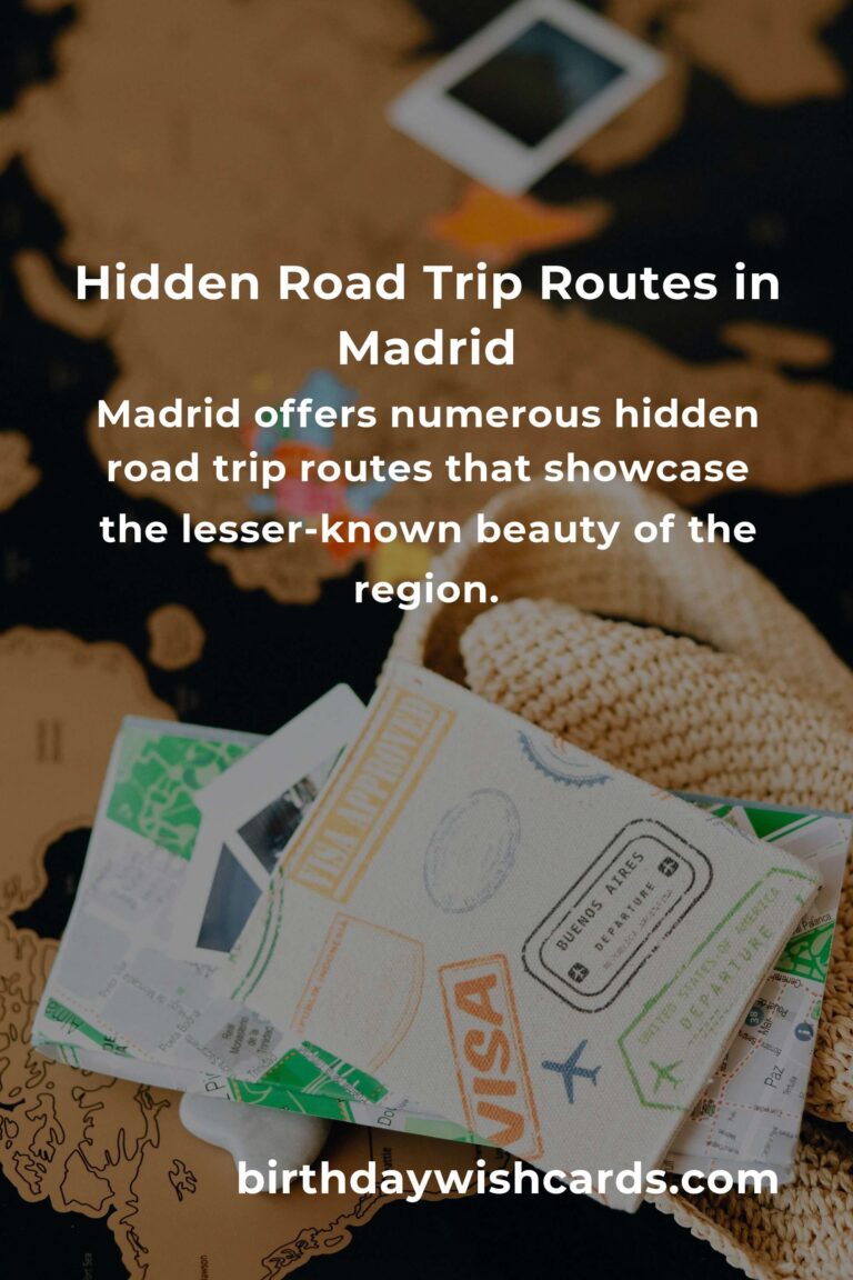 Discover Hidden Road Trip Routes in Madrid You Must See