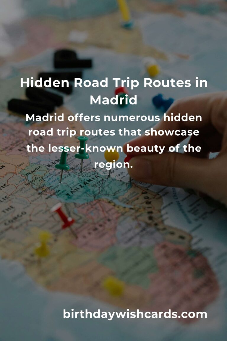 Discover Hidden Road Trip Routes in Madrid You Must See