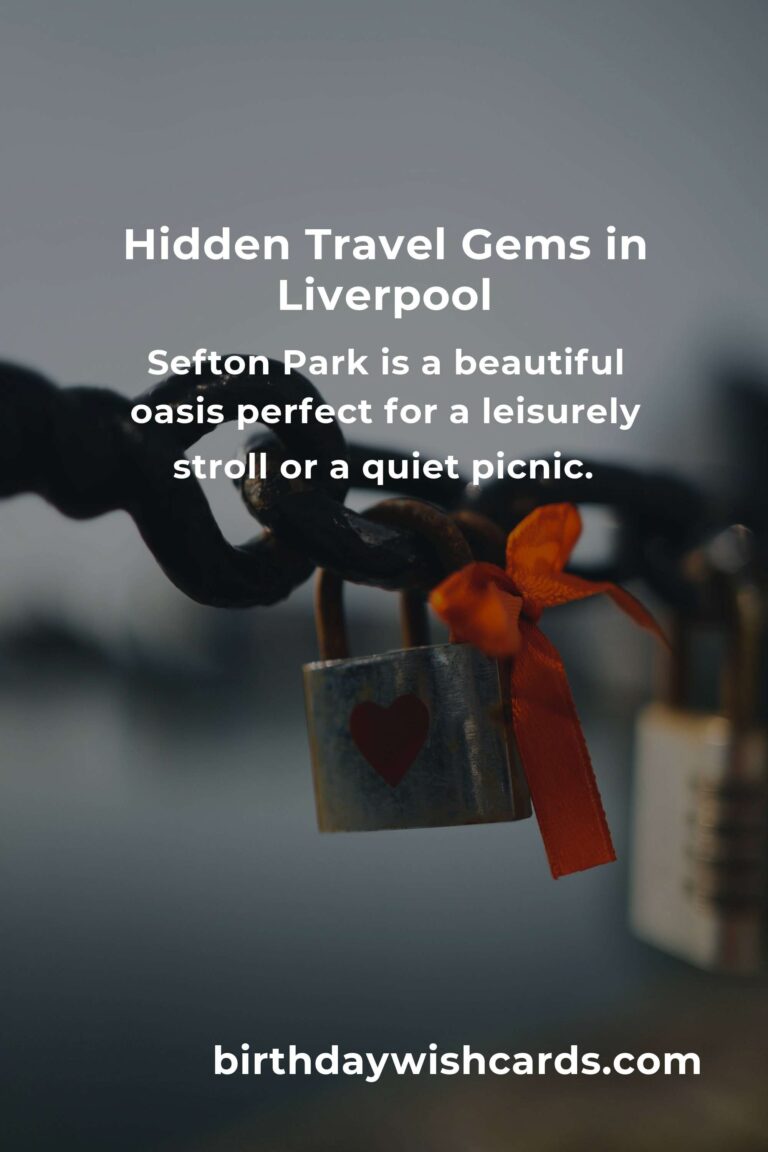 Discover Hidden Solo Travel Gems in Liverpool