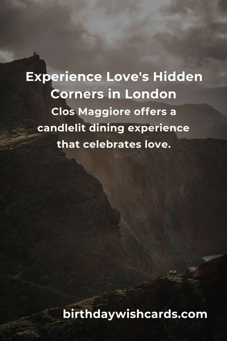 Discover London’s Hidden Romantic Getaways: Unveil Love’s Secret Corners