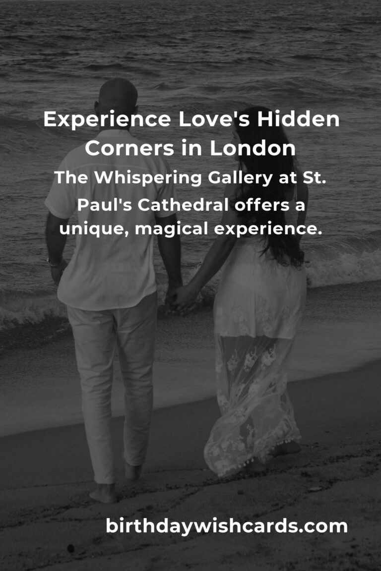 Discover London's Hidden Romantic Getaways: Unveil Love's Secret Corners