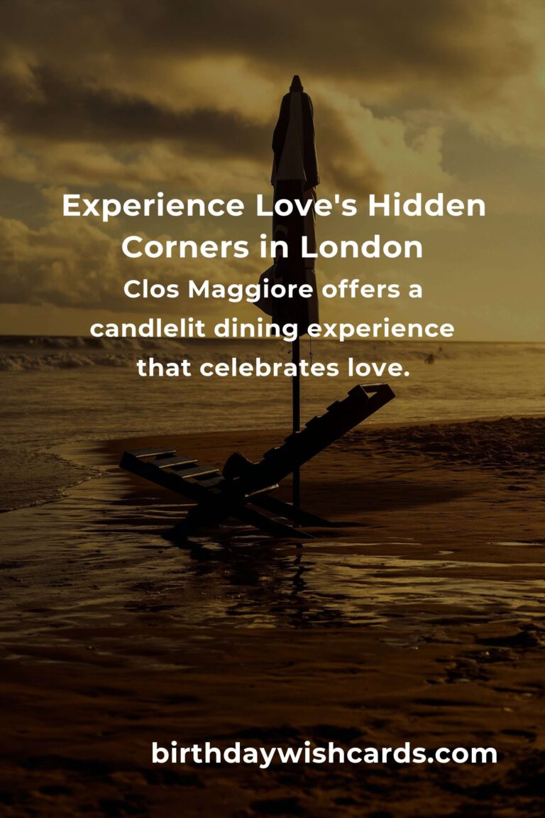 Discover London's Hidden Romantic Getaways: Unveil Love's Secret Corners