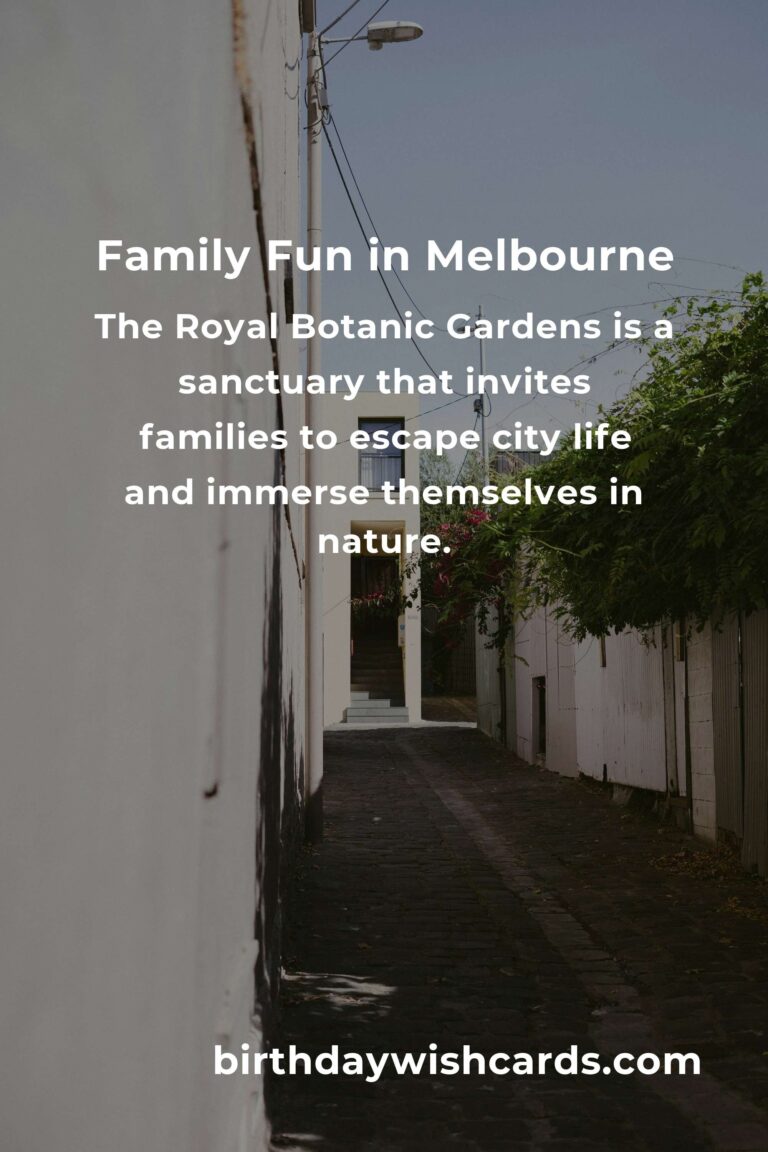 Discover Melbourne: A Heartfelt Guide to Family-Friendly Destinations