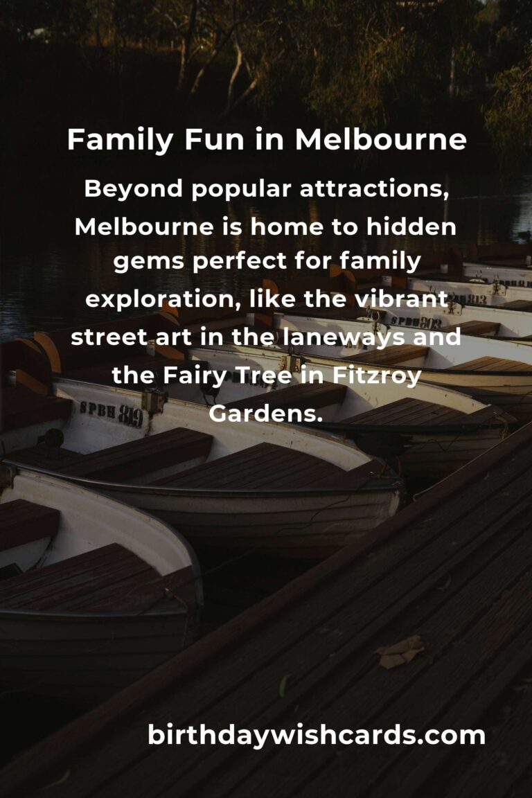 Discover Melbourne: A Heartfelt Guide to Family-Friendly Destinations