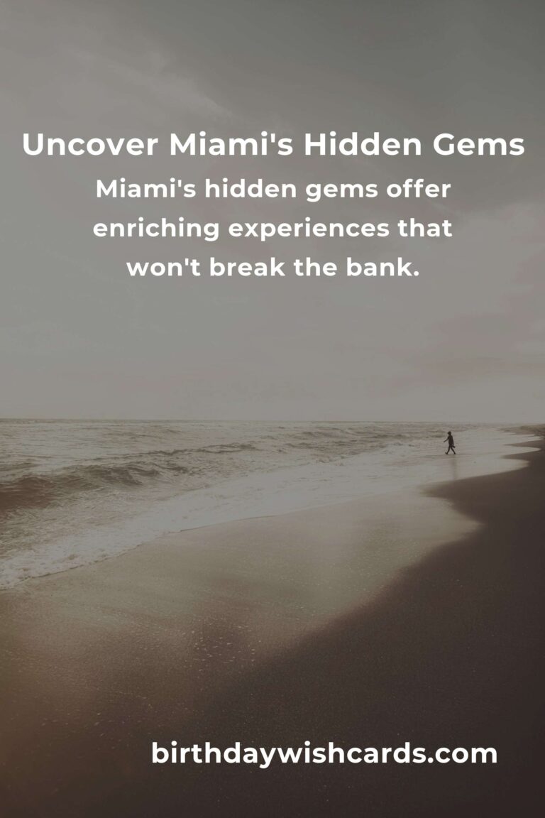 Discover Miami's Hidden Gems on a Budget: An Emotional Journey