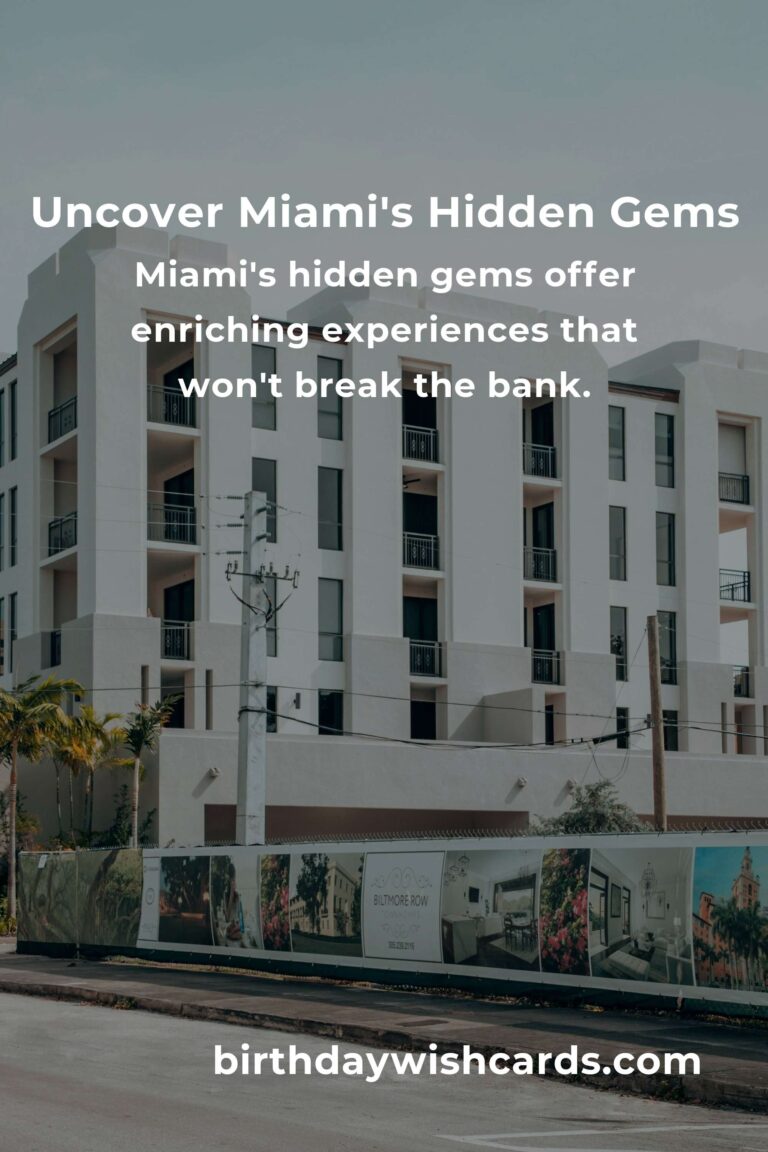 Discover Miami's Hidden Gems on a Budget: An Emotional Journey