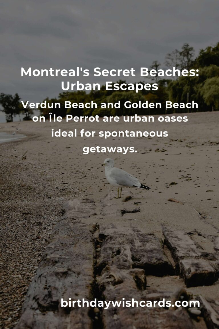 Discover Montreal’s Secret Beaches: Hidden Getaways You Can’t Miss