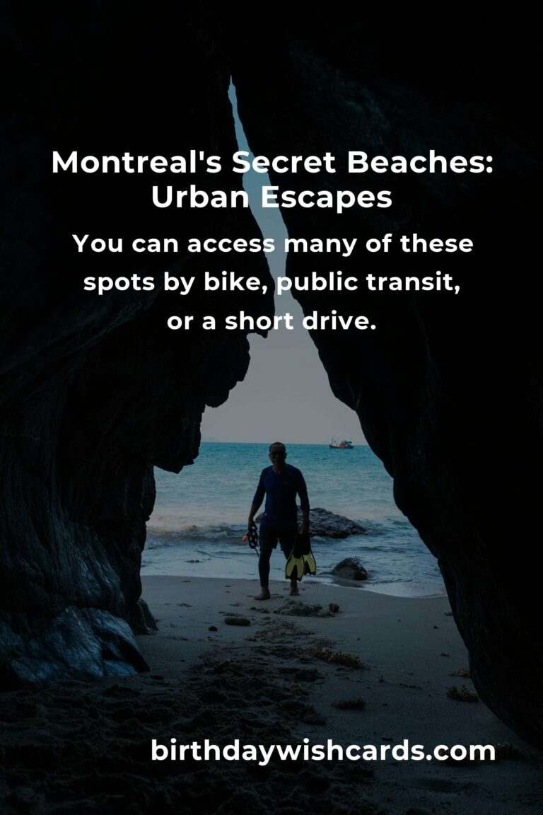 Discover Montreal’s Secret Beaches: Hidden Getaways You Can’t Miss