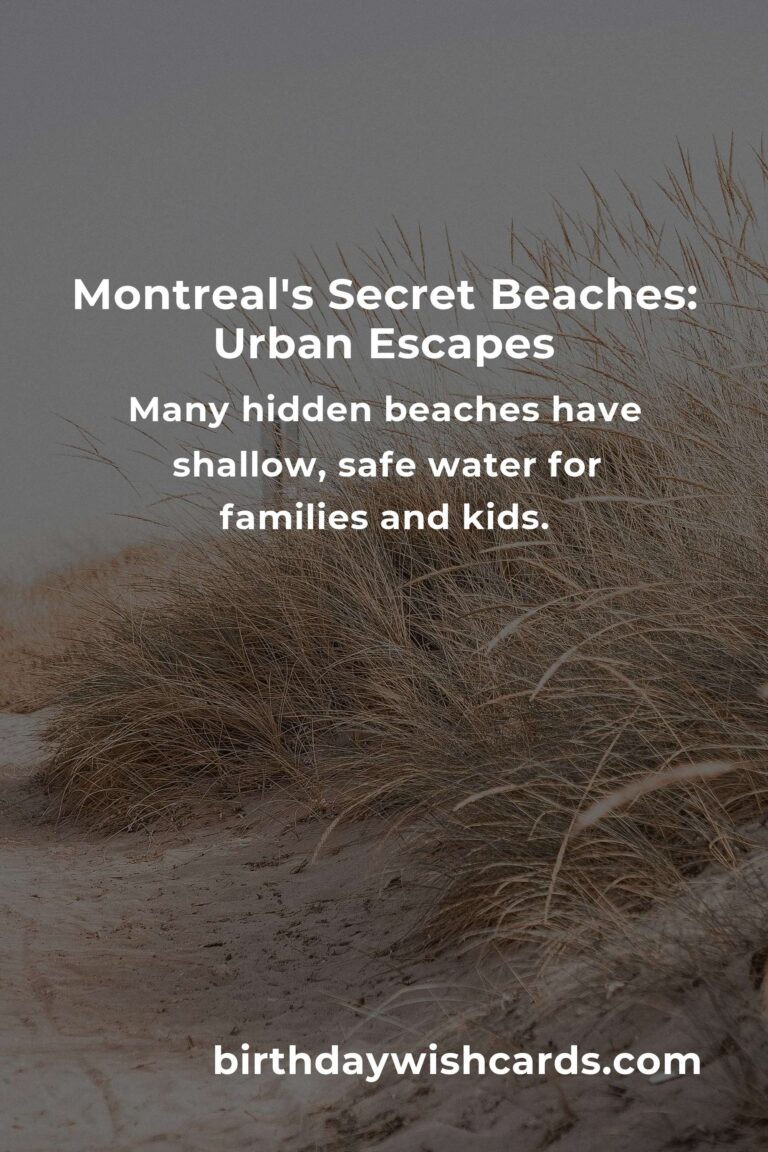 Discover Montreal’s Secret Beaches: Hidden Getaways You Can’t Miss